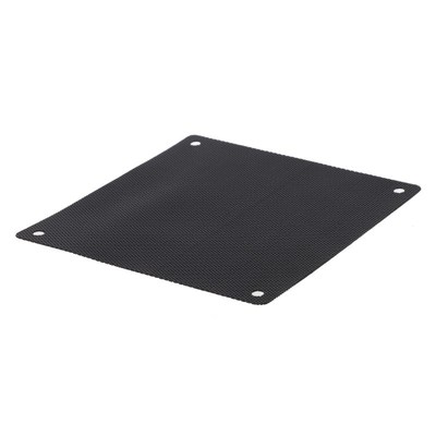 5Pcs/set 120mm Cuttable Black PVC PC Fan Dust Filter Compute