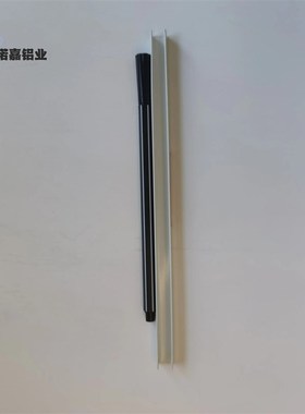 1010u18u白色型铝槽型材内宽槽铝导轨卡槽玻璃固定形轨道凹