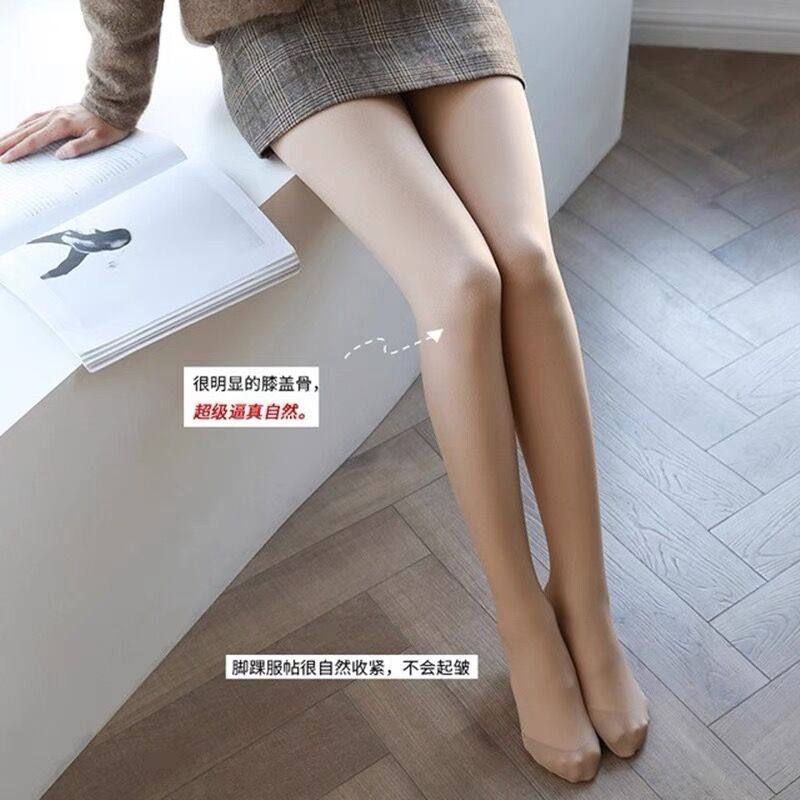 秋冬裸感过膝长筒袜肤黑色双层保暖加绒高筒袜半截长袜女,女士内衣/男士内衣/家居服,长筒袜,淘宝优惠券,粉丝福利购,淘宝优惠卷