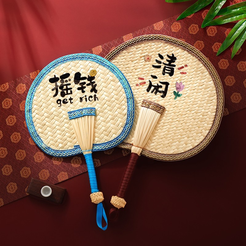 扇子夏天b凉快耐用家用大蒲扇老式手摇扇手工芭蕉扇中国风葵扇儿