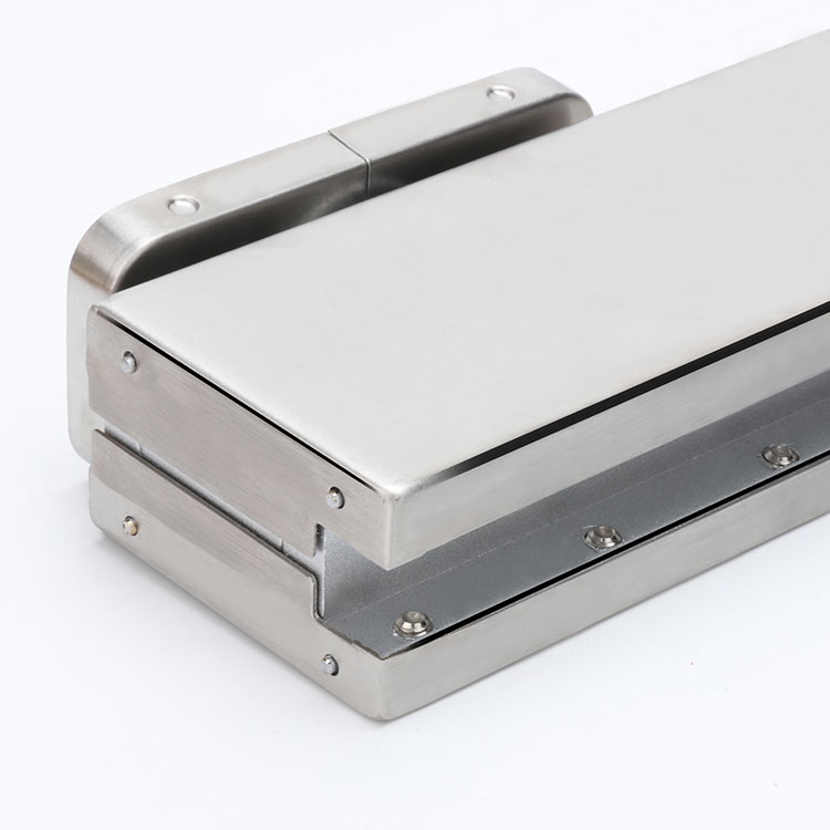 上下夹不锈钢缓冲静音玻璃门闭门器办公室门自动关门X免挖槽地弹