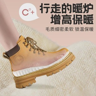 保暖增高鞋垫女加绒冬季靴子新款不塌陷全掌隐形内增高1cm2cm新品