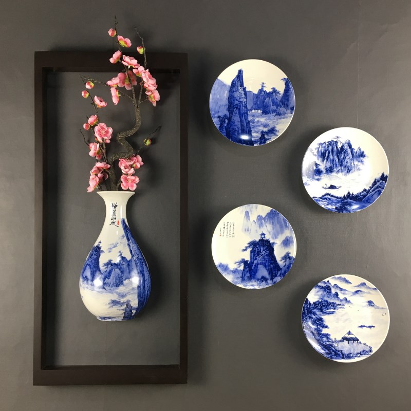 墙壁装饰品沙发背景墙装饰挂件墙上花盆壁挂房间布置进门墙面挂饰