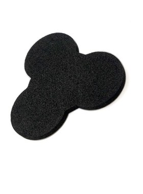 EVA防震棉3节黑色海棉防撞棉2MAM厚 手电钻保板带背胶泡绵防撞防