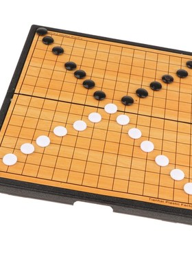 Family Fun Chinese Renju Checkers w/ Chess Board for Kids Tr