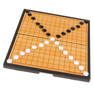Family Fun Chinese Renju Checkers w/ Chess Board for Kids Tr