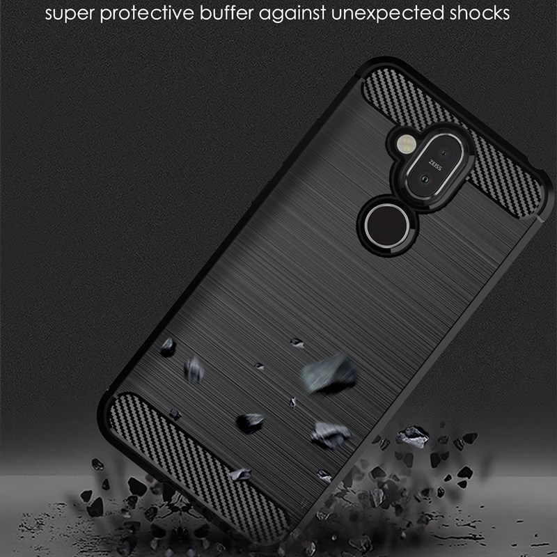 推荐Carbon Fiber Soft Phone Case For N