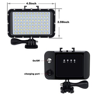 Suptig 84 LED High Power Dimmable Waterproof LED Video Light