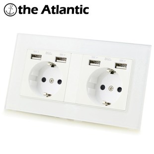 速发Atlectric Port Socket Dual Plug USB Power Wall