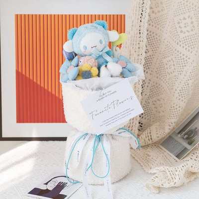 极速Valentine's Day Gift Sanrio Doll Bouquet for Girlfriend