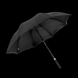 可免费定制logo长雨伞直柄弯柄120cm大伞2-3人大码伞超大号晴雨伞