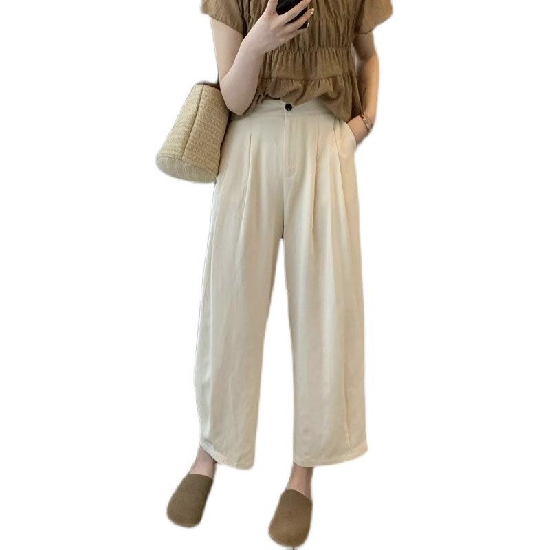 大码女装夏季薄款冰丝九分休闲哈伦裤胖mm梨型身材显瘦阔腿奶奶裤,女装/女士精品,大码裤装,淘宝优惠券,粉丝福利购,淘宝优惠卷