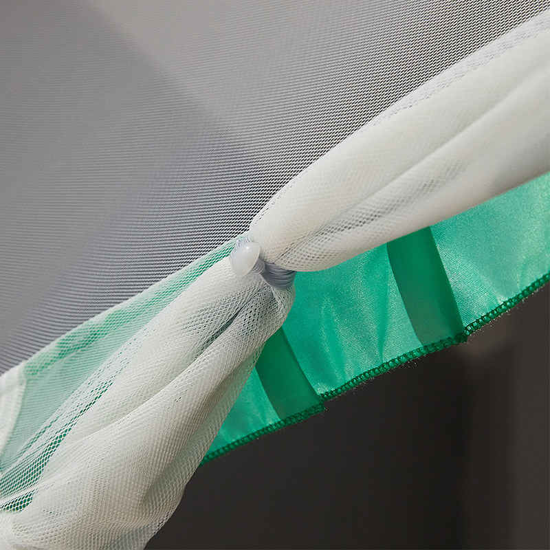 蒙古包蚊帐1.8m床1.5米免安装蚊帐家用2米三开门加密加厚有底无底,床上用品,蚊帐,淘宝优惠券,粉丝福利购,淘宝优惠卷