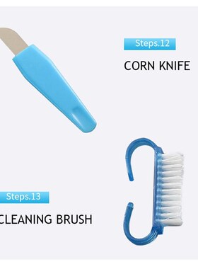 File Scraper Pedicure-Tool-Set Feet-Care-Kit Professional He