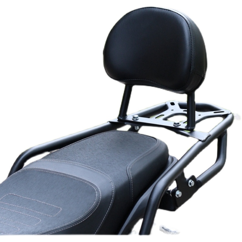 适用无极250复古车尾架Q250后货架LX250-19载物架加靠背改装配件