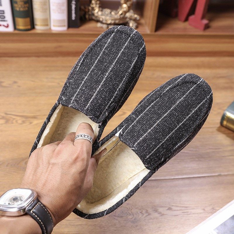 男鞋加绒豆豆鞋男懒人鞋新款保暖棉鞋软底冬季休闲鞋子男新款,流行男鞋,乐福鞋（豆豆鞋）,淘宝优惠券,粉丝福利购,淘宝优惠卷