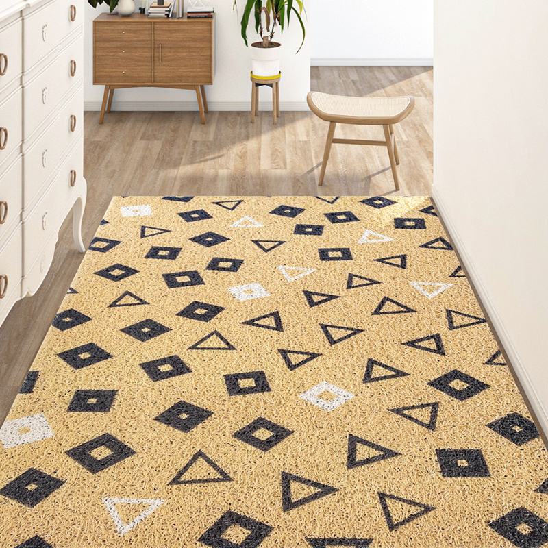 入户门垫丝圈进门地垫客厅可裁剪防滑耐脏门口浴室脚垫厨房PVC毯