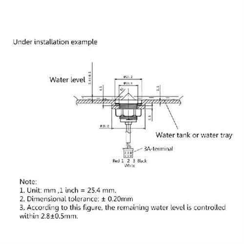 Replaceable Tloat Fypue Detector Level Sensor for Water