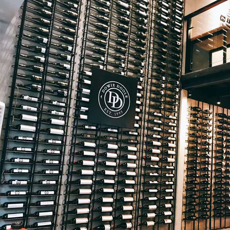 工业风隔断酒架餐厅酒吧卡座铁艺红酒架I落地屏风葡萄酒展示架酒