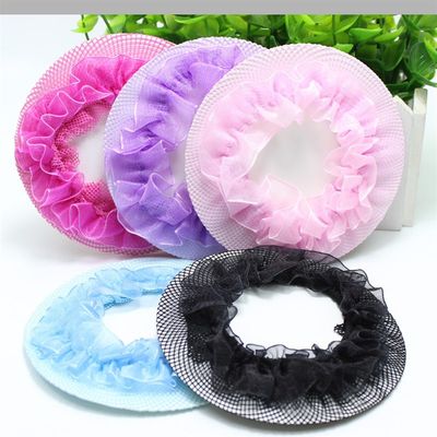 网红Beautiful Bun Cover Snood Women Hair Net Ballet Dance Sk