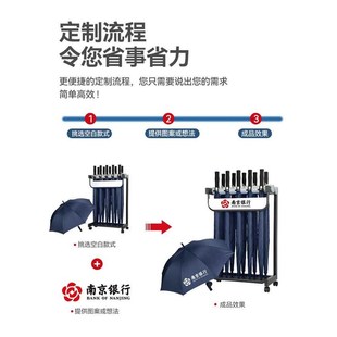 【折扣价】雨伞架带锁商用收纳置物架酒店大堂售楼部便民logo铁艺