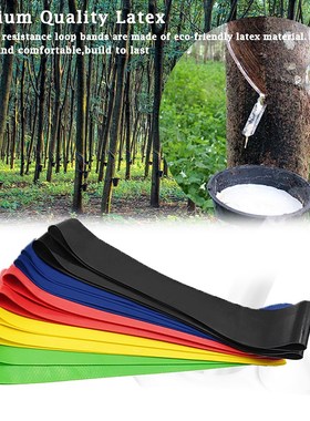 Yoga Resistant Band Set ,Fitness Elastic Tape,5pcs Gym Band