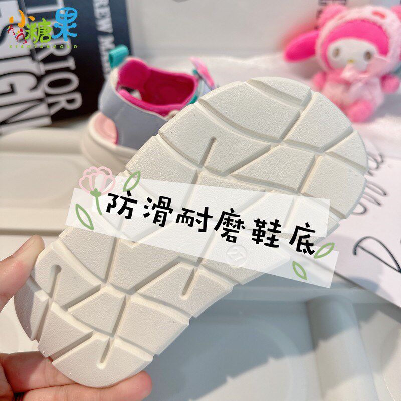 女童夏天凉鞋女款2024新款儿童幼儿运动沙滩鞋爆款女鞋女孩公主风图片