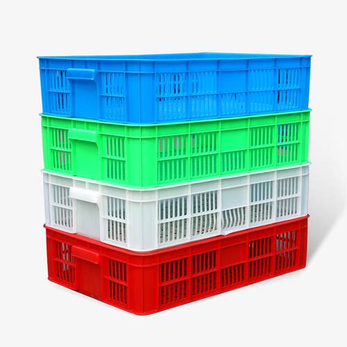 塑料筐长方形收纳周转筐大号加厚塑料框J周转框快递蔬菜鸡蛋周转
