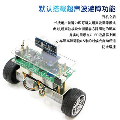 【Mini版】STM32v两轮平衡小车 双轮自平衡小车套件