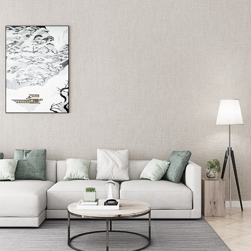 简约纯色布纹壁纸自粘卧室温馨防水防潮墙贴纸装饰电视背景墙壁纸,家居饰品,软装墙贴,淘宝优惠券,粉丝福利购,淘宝优惠卷