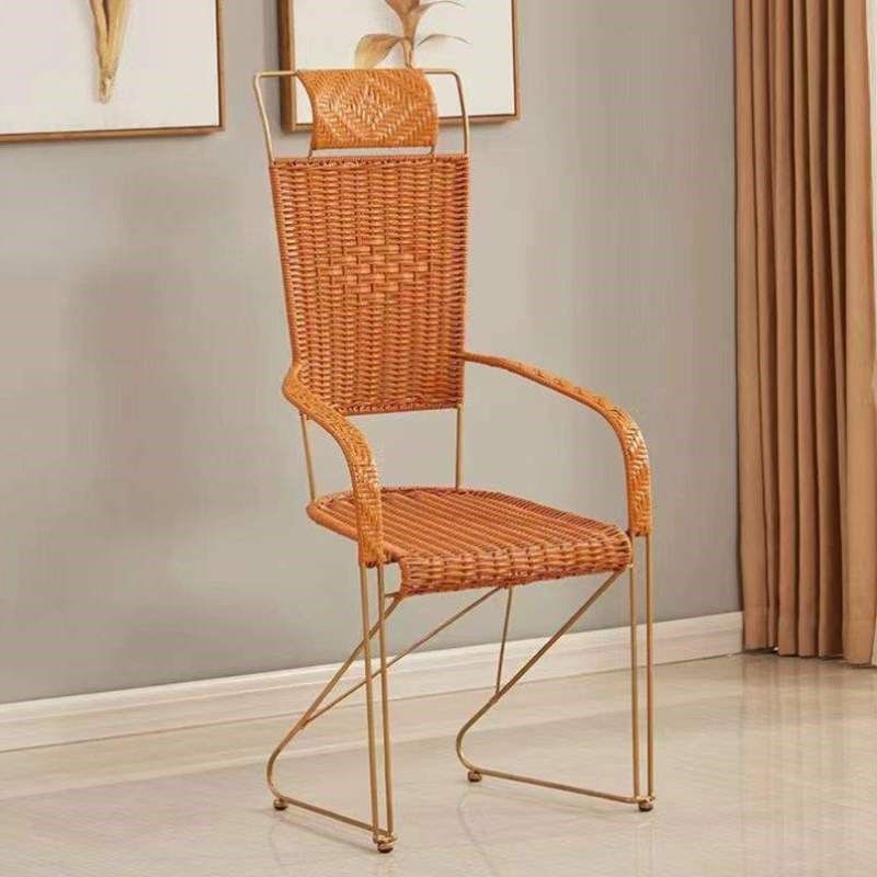 不阳台久坐户外藤椅家用累钢筋子休闲靠背椅座铁椅办公仿单人实心,住宅家具,阳台椅,淘宝优惠券,粉丝福利购,淘宝优惠卷