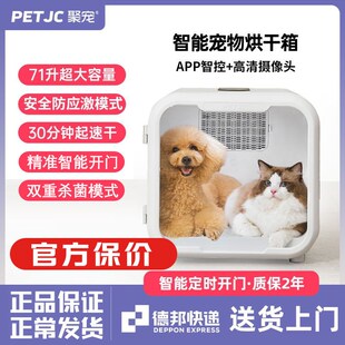 聚宠宠物烘干箱猫咪自动吹水机狗狗吹风烘干机家用洗澡静音烘干箱