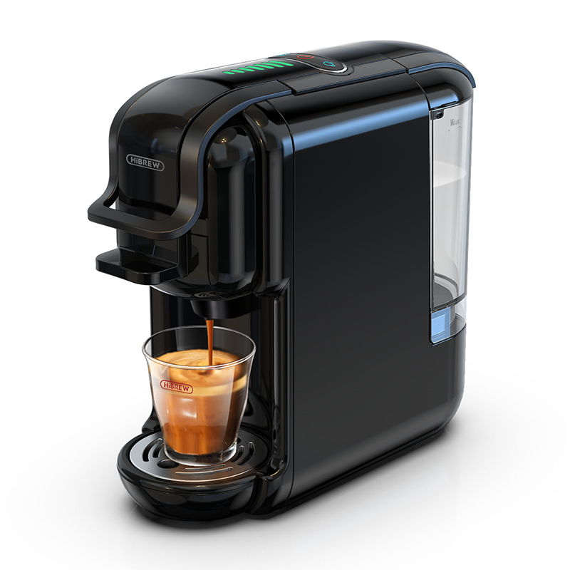 直销新品HiBREW家用咖啡w机意式浓缩冷热萃取咖啡7档水位全自动兼