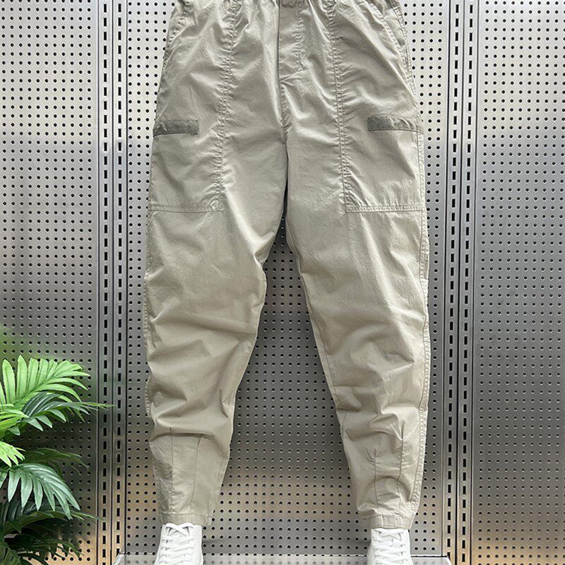 Home Daily 简约~舒服才是重点!夏季痞帅宽松九分直筒工装裤子男