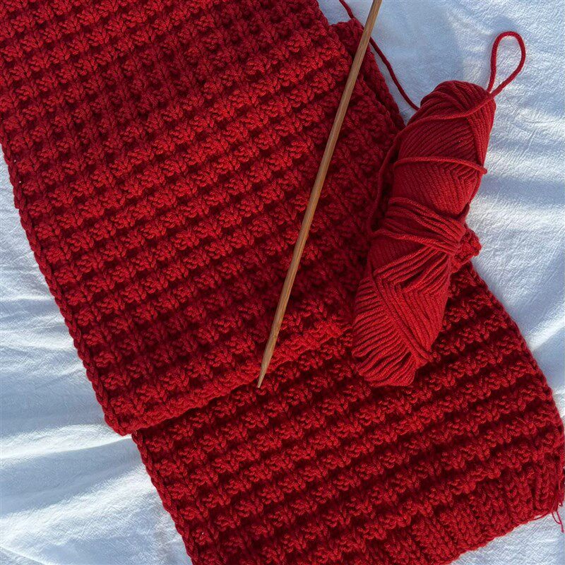 围巾手工编织diyl送男女友8股棉毛线团情人牛奶棉十字花围脖材料