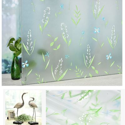 edow PrivaOy Film Frosted Glass Snlf Adhesive cpaYque Vin