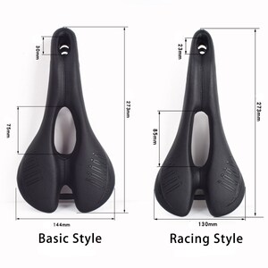 FMFXTR Bike Saddle Breathable Mountain Bike Seat PU Leather