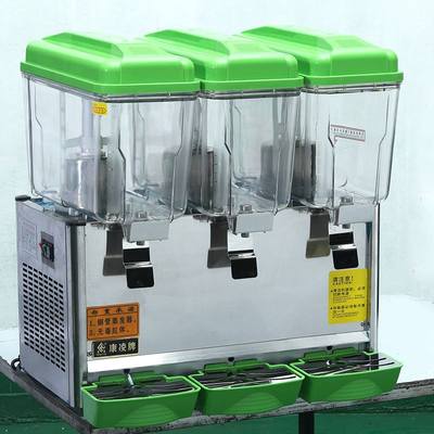 推荐商用果汁机冷饮机酸梅汤喷淋奶茶机单缸饮料机12L制冷搅拌