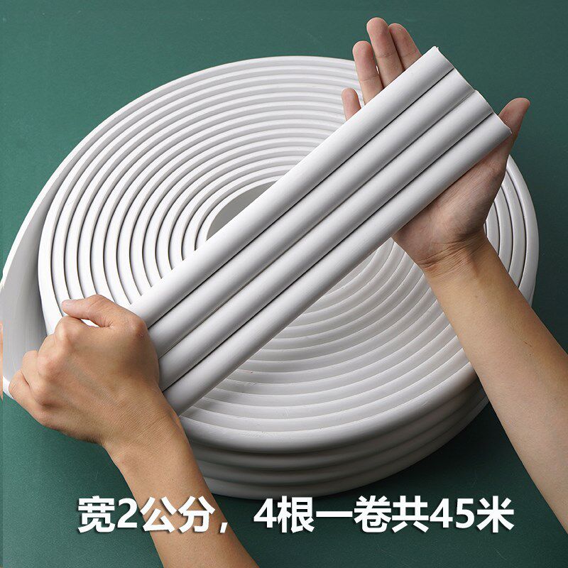 pvc半圆软线条吸塑美边线家具装饰pu塑料收口条石膏线弧形封边条*