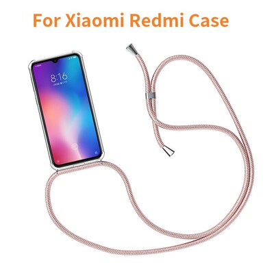 Strap Cord Chain TP Coque for Xiaomi Redmi Note 10 9 9S 8 8T