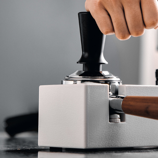 咖啡布粉器不f锈钢粉锤压粉锤压粉器底座调节套装 咖啡机配件压粉