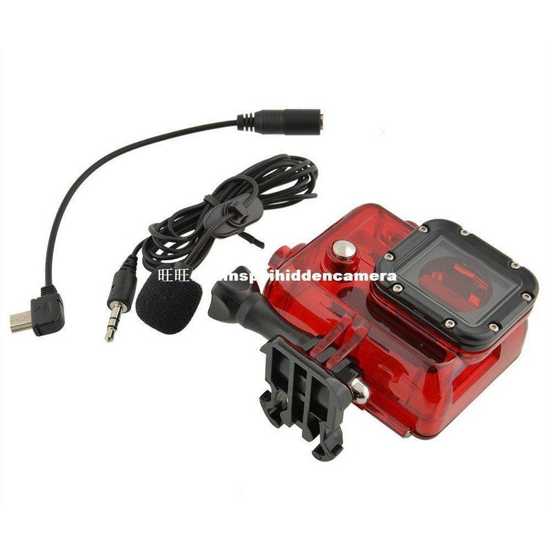 New Red Wire Connectable Sxide Opened Protective Housin Case