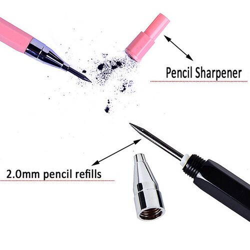 Automatic Pencil 2.0mm 2B Cute Plastic Mechanical Pencils Dr