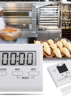 Square Mini Portable LCD Digital Table Countdown Magnet Alar