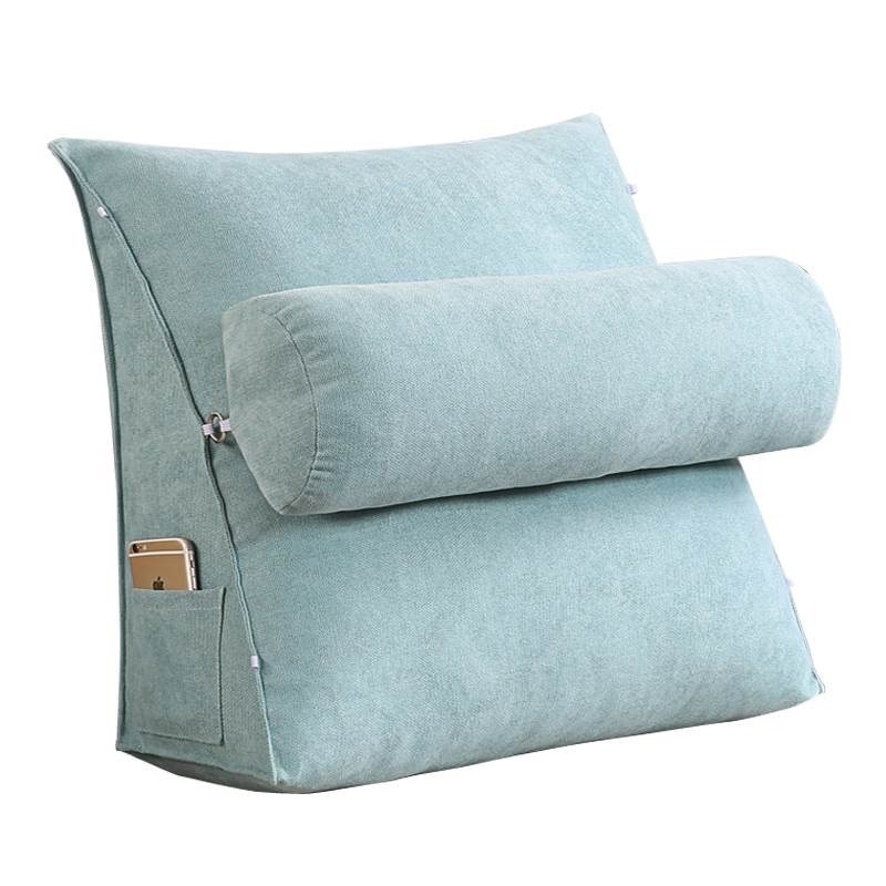 速发Big back of the head of a bed triangle back cushion sofa