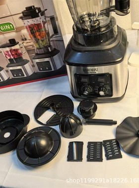 3L6in1Blender跨境纯铜破壁机果蔬机料理机不锈钢金属榨汁机