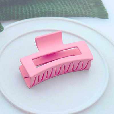 推荐Korean Women Girls Plastic Hair Claws Hair Clips Headwea