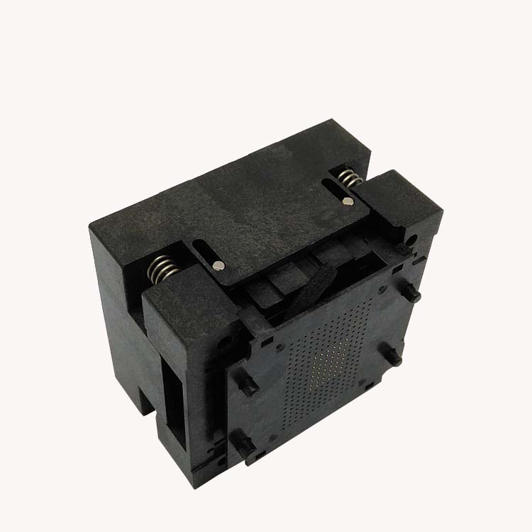 BGA48下压弹片老化座 0.8mm间距 编H程座 测试座 ANDK 全新原装