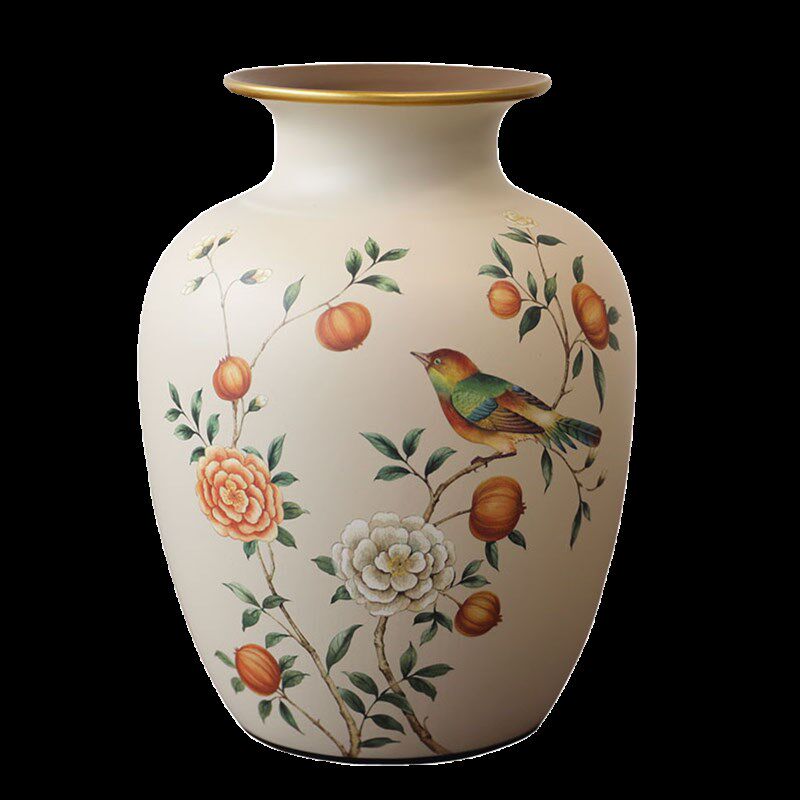 新中式陶瓷花瓶 欧式美式简约客厅玄关餐桌茶几装饰花瓶 工艺摆饰,家居饰品,花瓶,淘宝优惠券,粉丝福利购,淘宝优惠卷