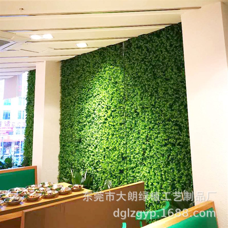 小众高货仿真永生苔藓植物墙绿植墙多肉青苔玄关摆件门店艺术背景